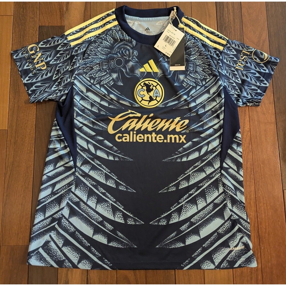 adidas Club America Women’s Stadium Away Jersey JN8620 25/26 - Navy Blue NWT Lg